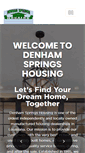 Mobile Screenshot of denhamhousing.com