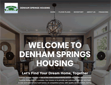 Tablet Screenshot of denhamhousing.com